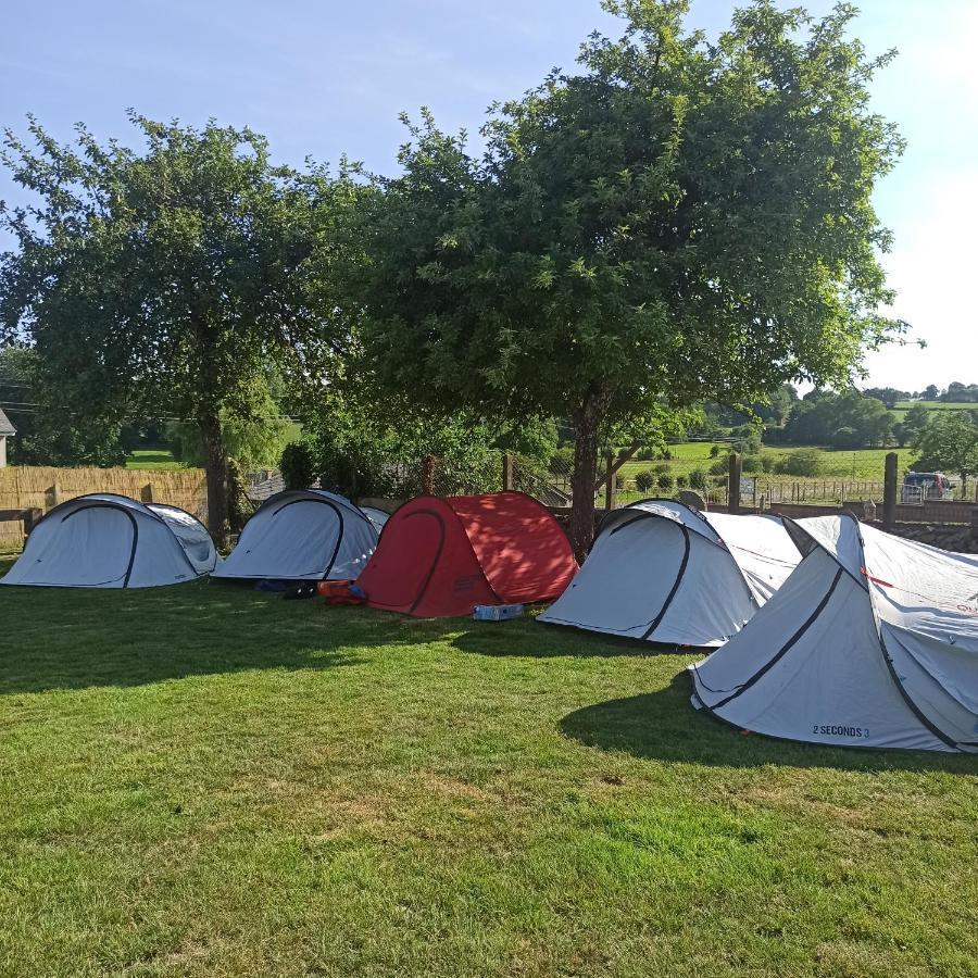 La Billardiere Camping A La Ferme Le Menil-Ciboult エクステリア 写真