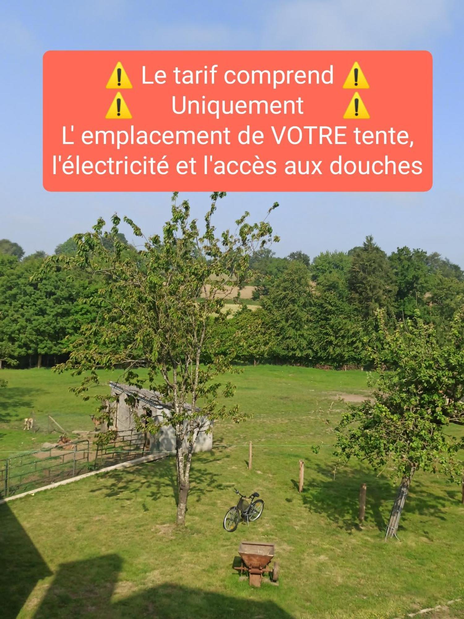 La Billardiere Camping A La Ferme Le Menil-Ciboult エクステリア 写真